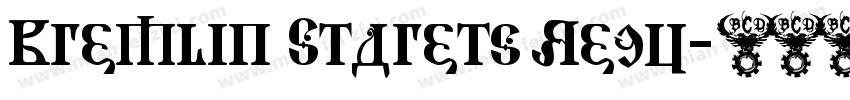 Kremlin Starets Regu字体转换
